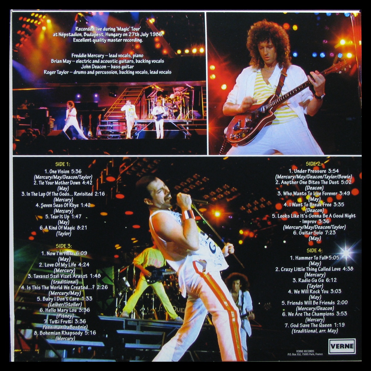 LP Queen — Live In Budapest 1986 (2LP) фото 2