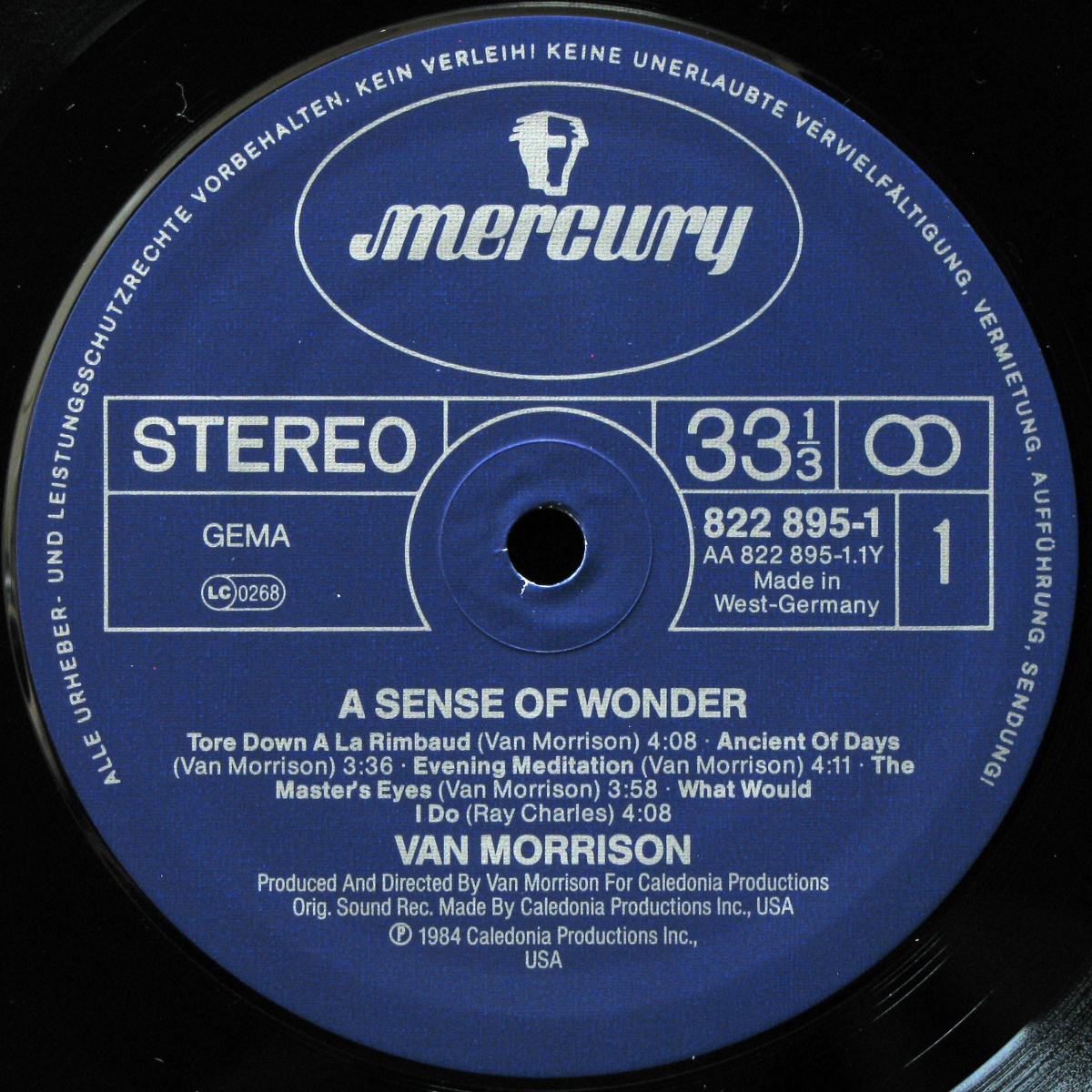 LP Van Morrison — Sense of Wonder фото 2