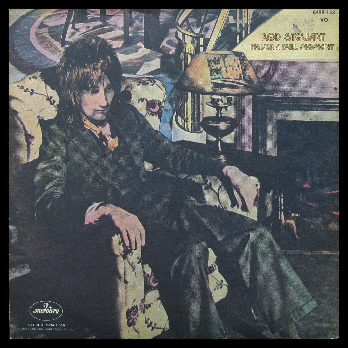 LP Rod Stewart — Never A Dull Moment фото