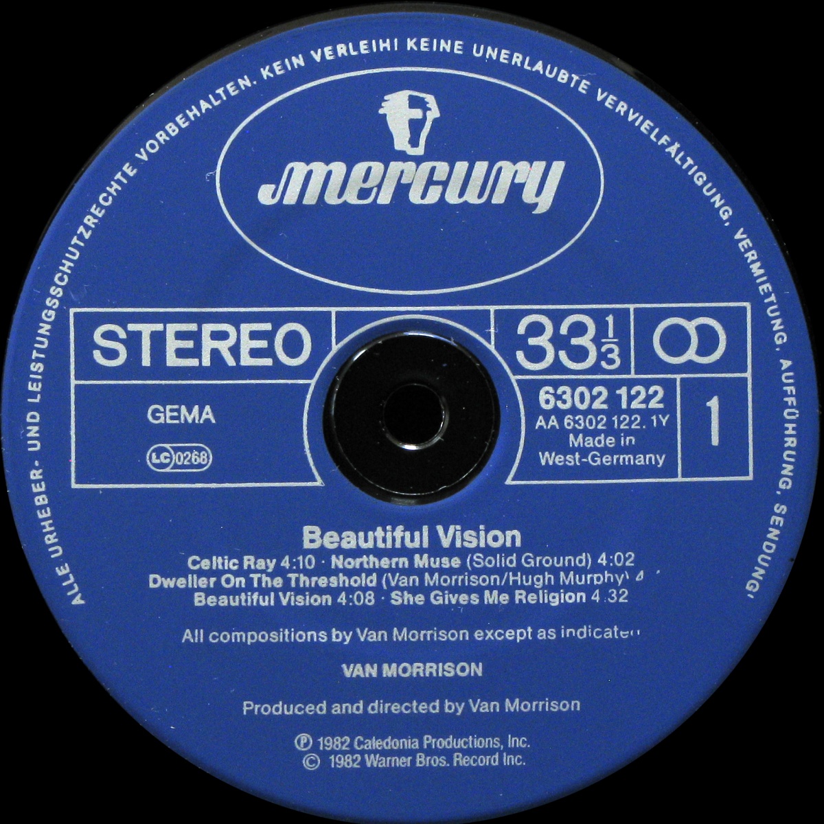 LP Van Morrison — Beautiful Vision фото 2