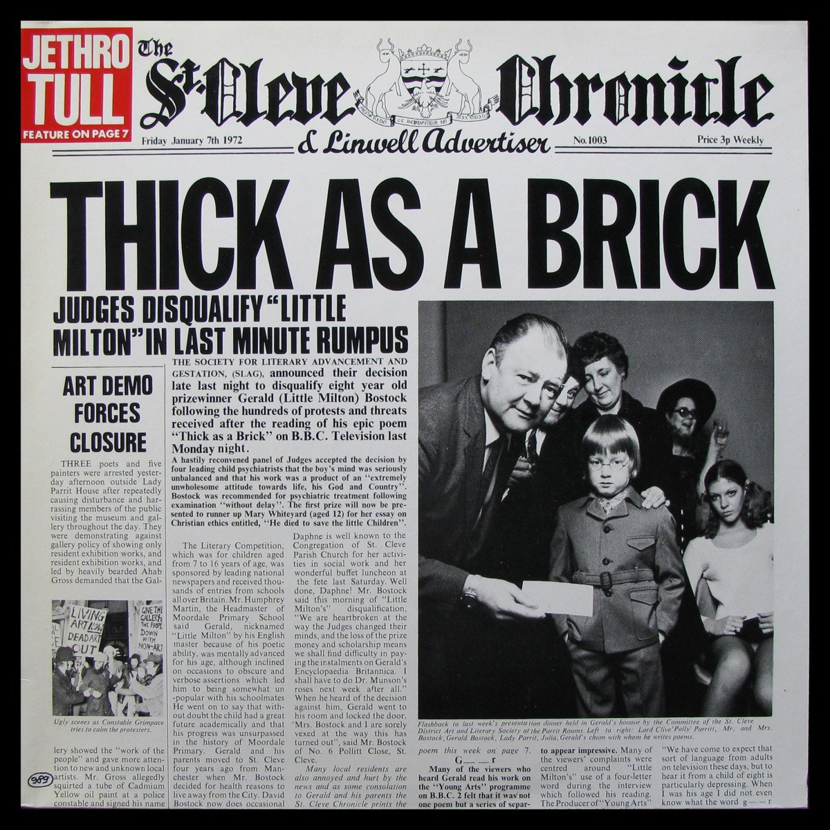 LP Jethro Tull — Thick As A Brick фото