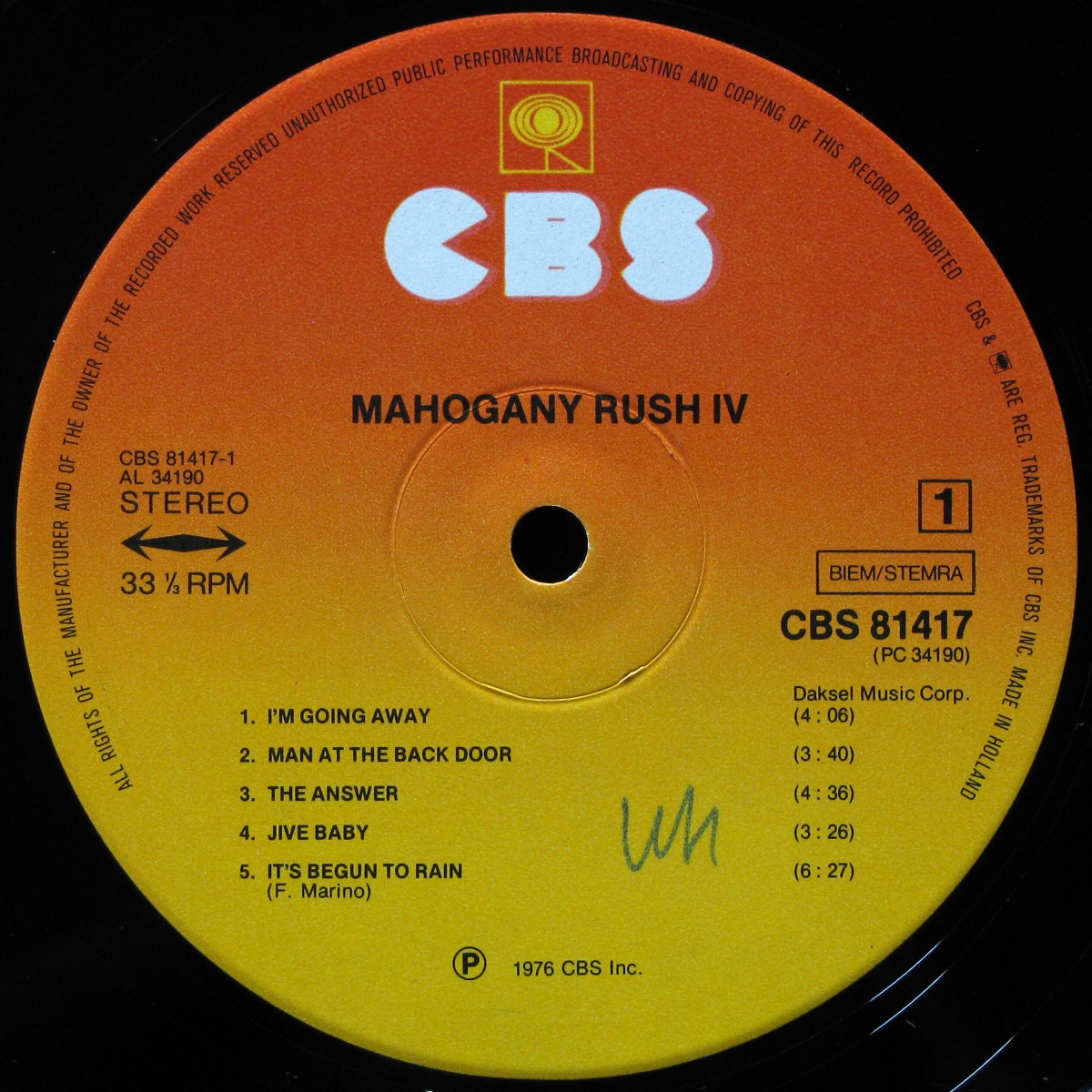 LP Mahogany Rush — Mahogany Rush IV фото 2