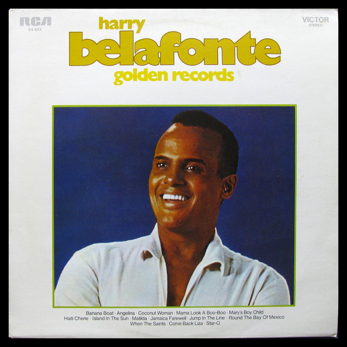 LP Harry Belafonte — Golden Records (club edition) фото