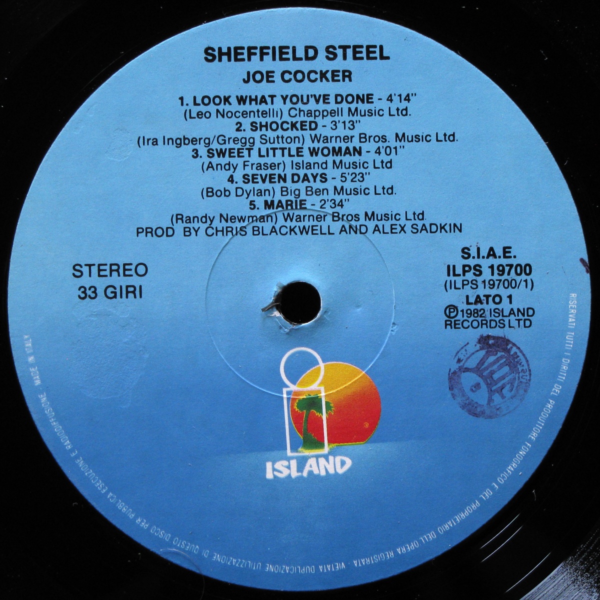 LP Joe Cocker — Sheffield Steel фото 2