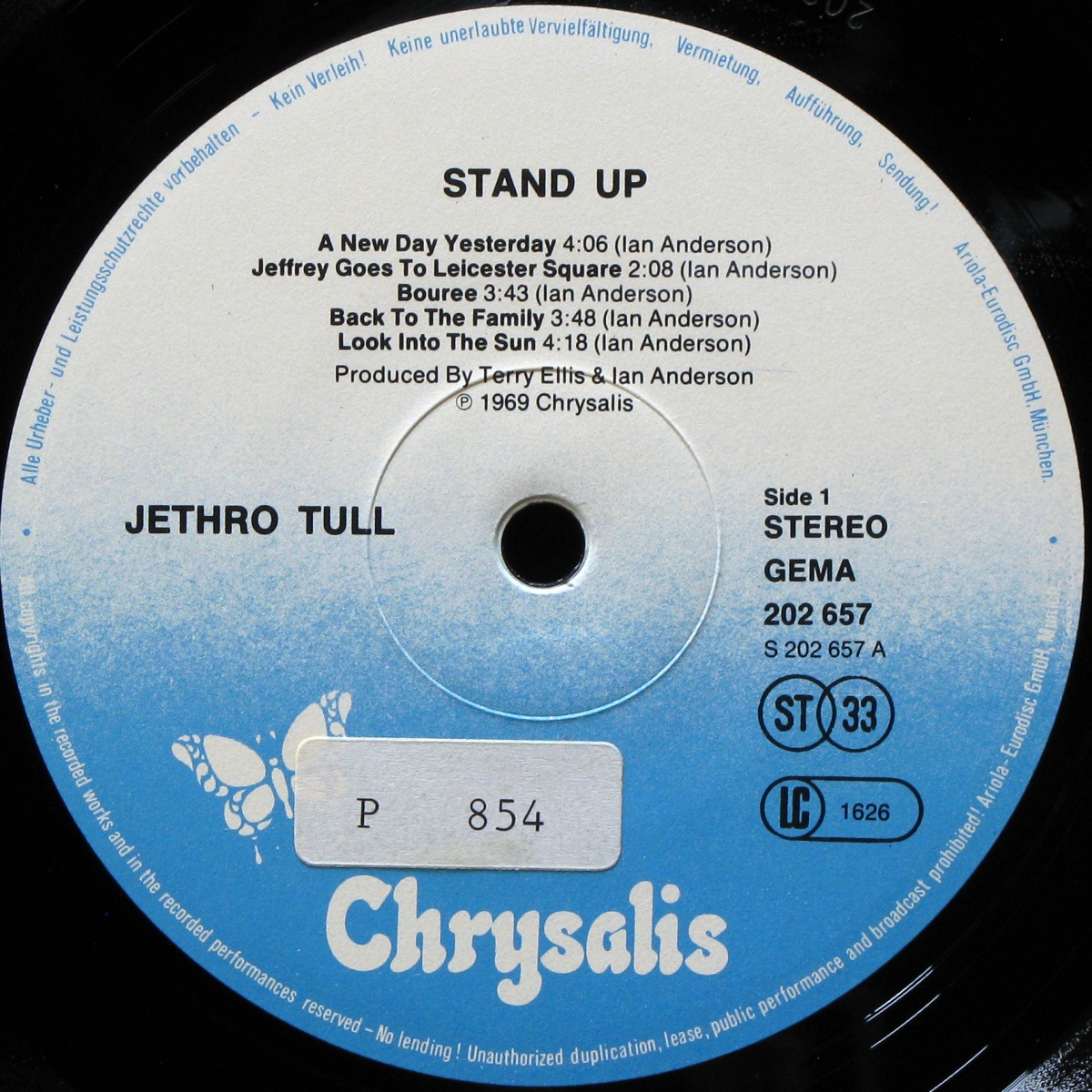 LP Jethro Tull — Stand Up фото 2