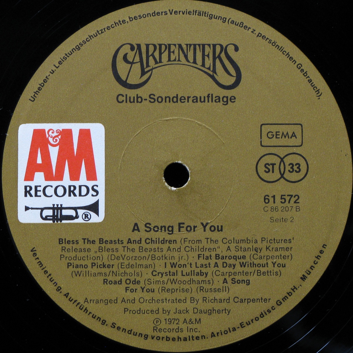 LP Carpenters — A Song For You фото 2