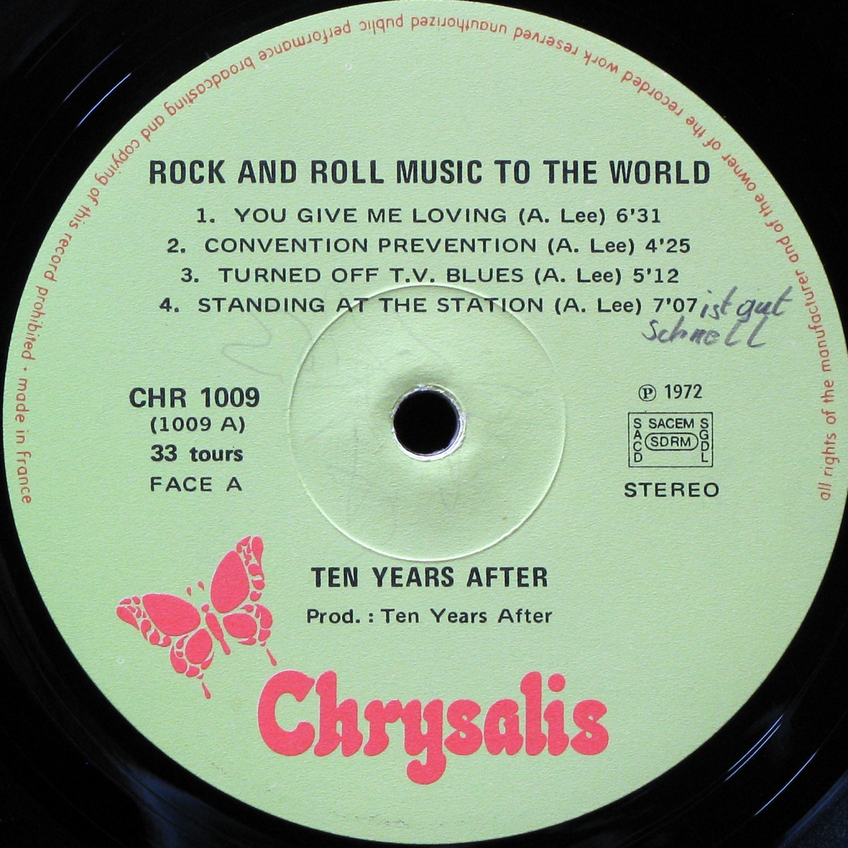 LP Ten Years After — Rock & Roll Music To The World фото 3