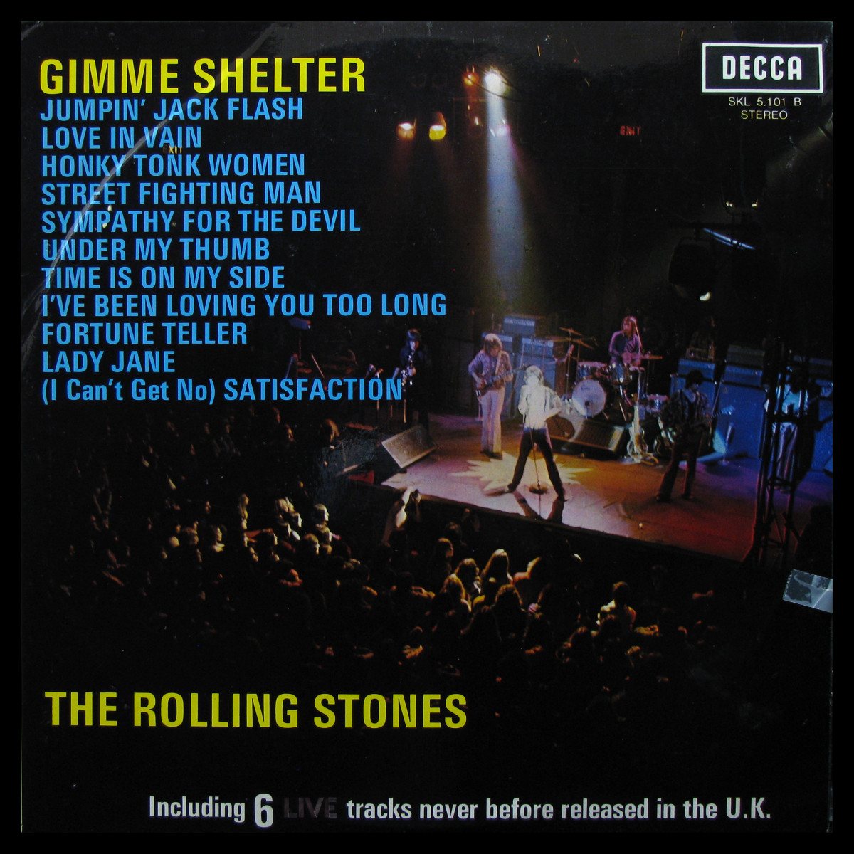 LP Rolling Stones — Gimme Shelter фото