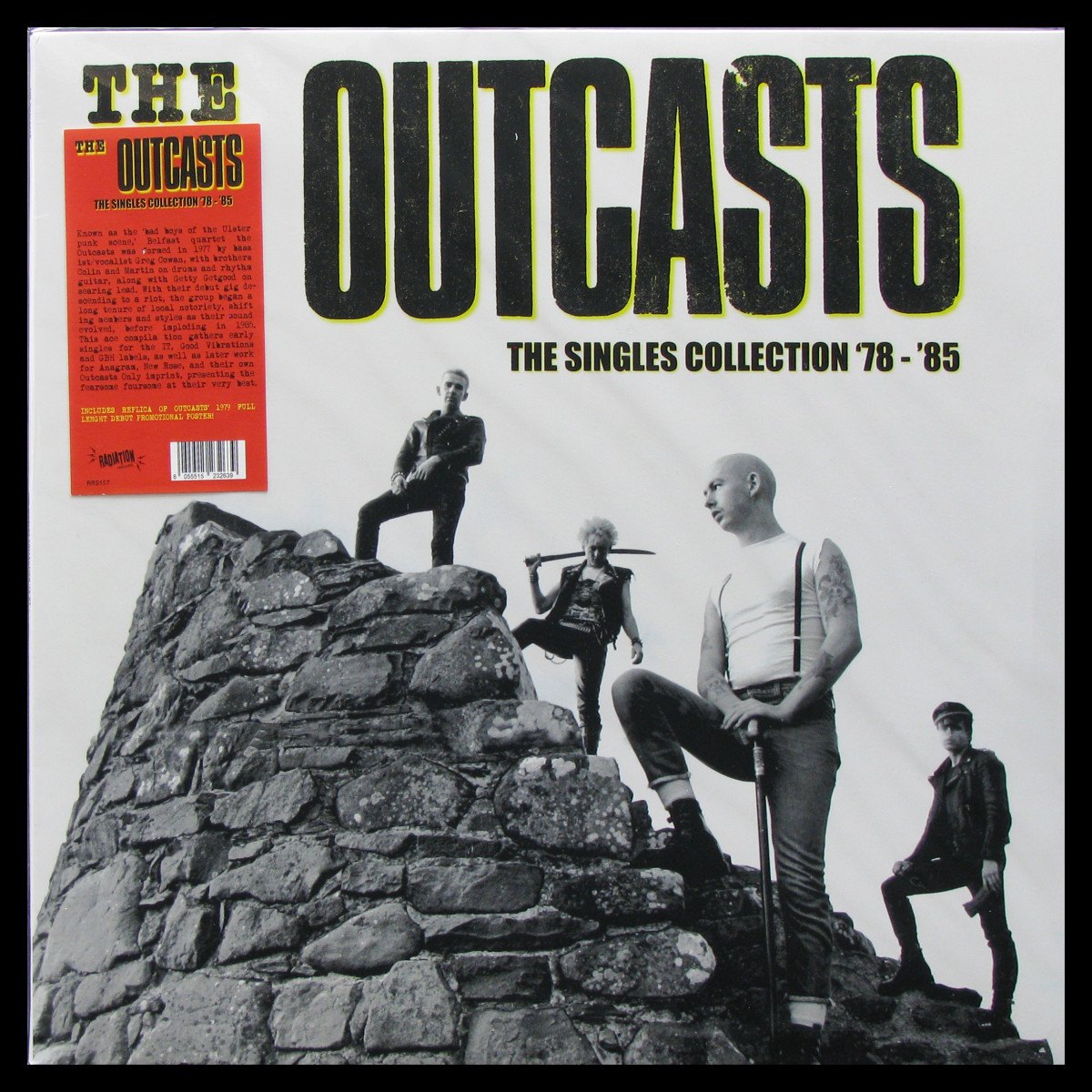 LP The Outcasts — The Singles Collection '78 - '85 (+ poster) фото