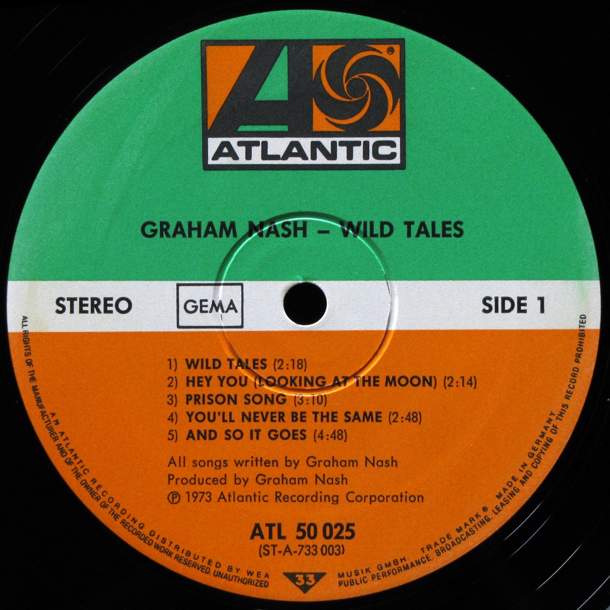 LP Graham Nash — Wild Tales фото 2