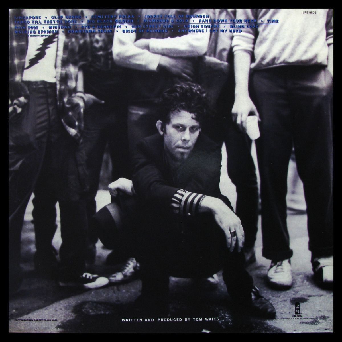 LP Tom Waits — Rain Dogs (coloured vinyl) фото 2