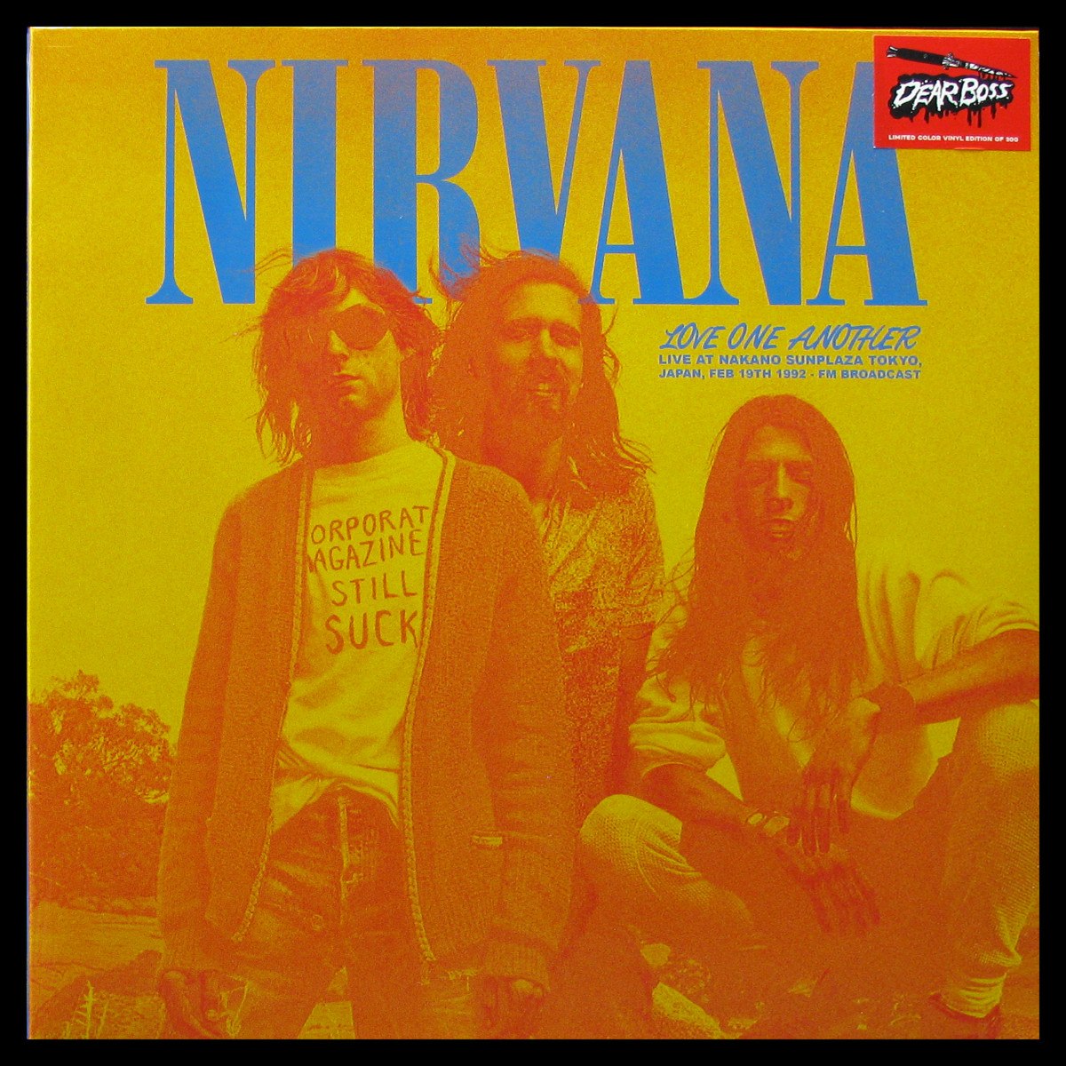 LP Nirvana — Love One Another Live At Nakano Sunplaza Tokyo, Japan (coloured vinyl) фото