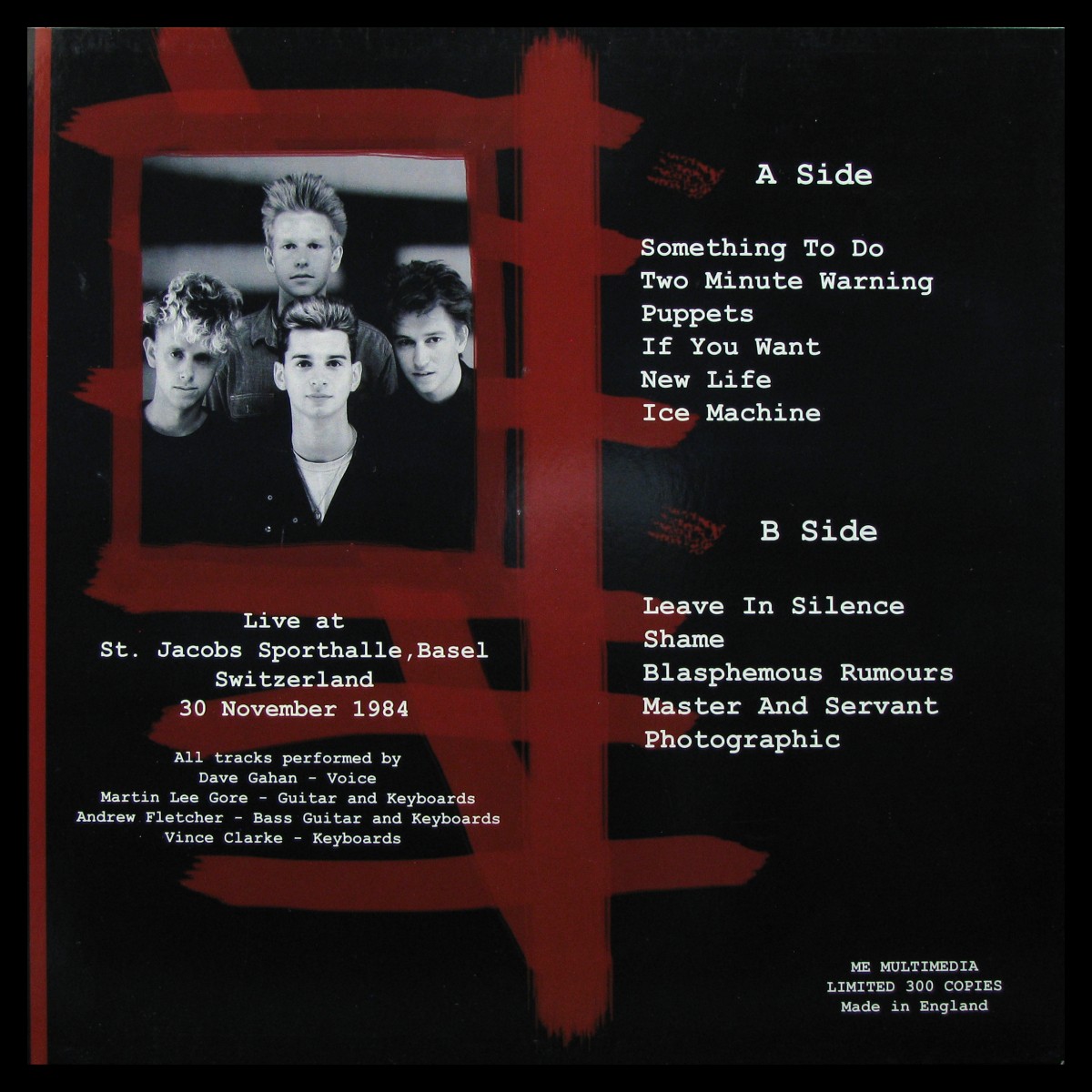 LP Depeche Mode — Blasphemous Rumours фото 2