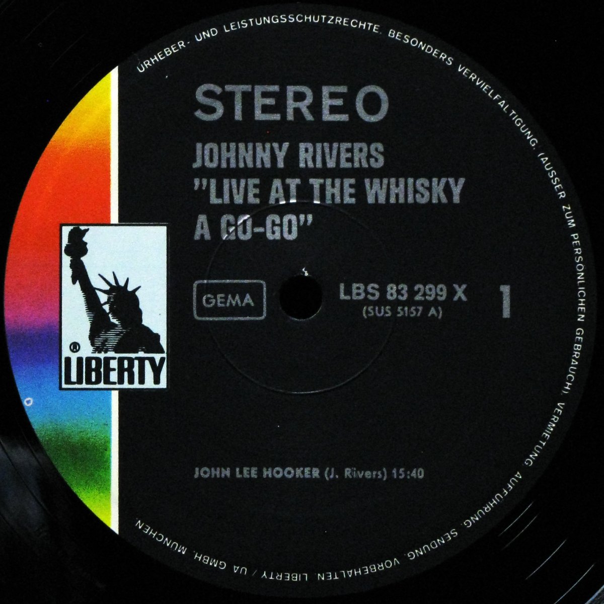 LP Johnny Rivers — Live At The Whisky A Go-Go фото 2