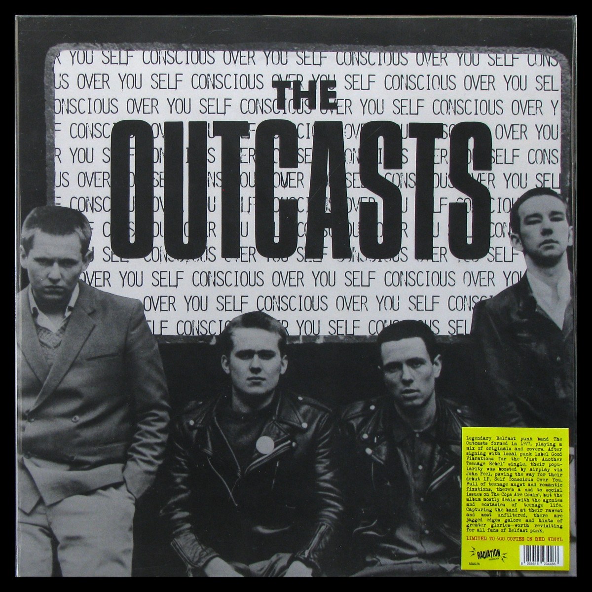 LP The Outcasts — Self Conscious Over You (coloured vinyl) фото