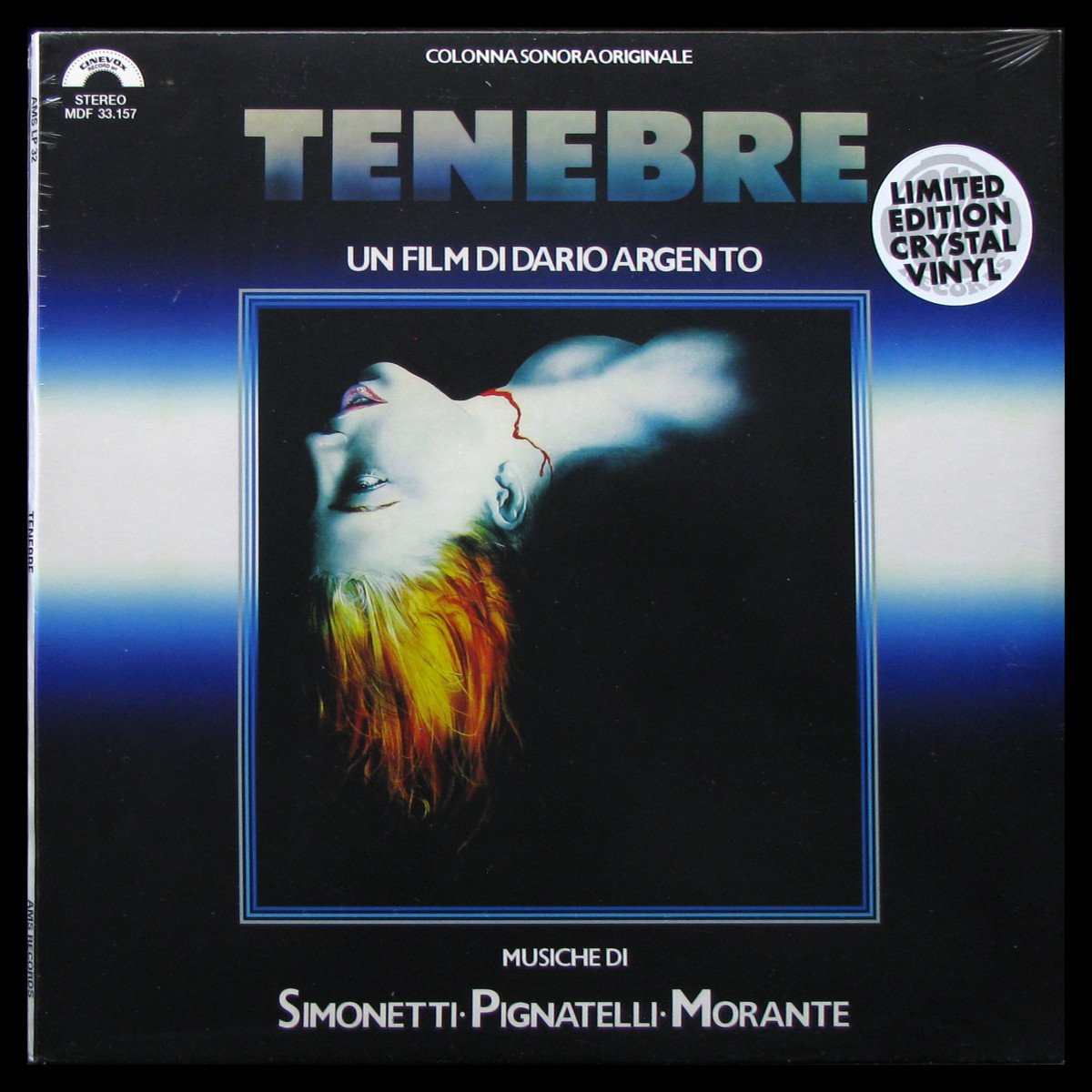 LP Simonetti / Pignatelli / Morante — Tenebre Original Soundtrack фото