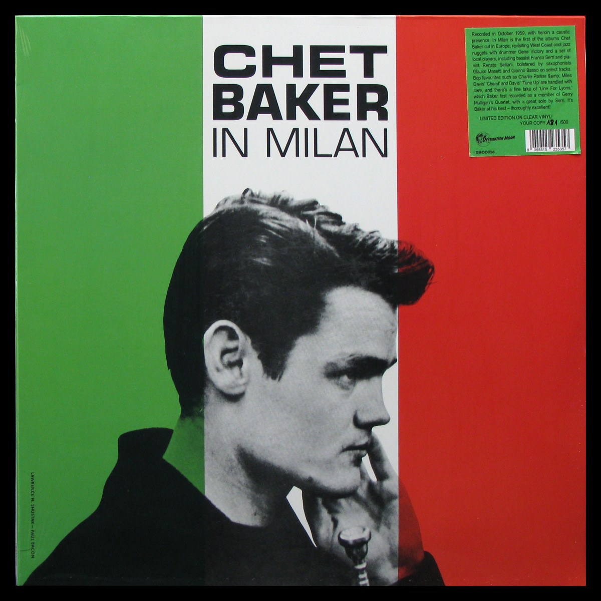 LP Chet Baker — In Milan (coloured vinyl) фото