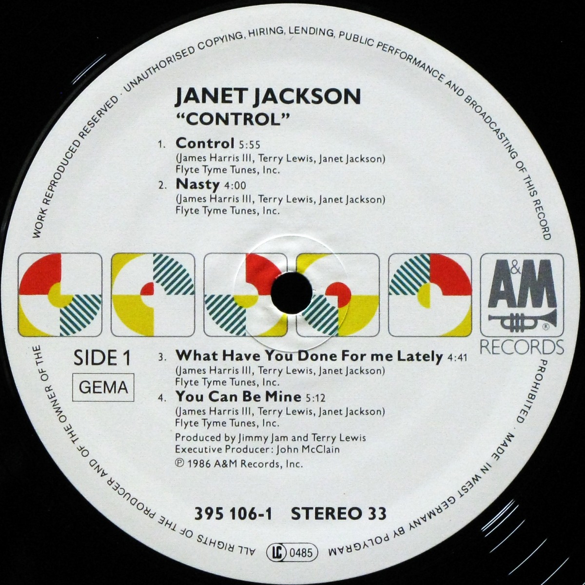 LP Janet Jackson — Control фото 2