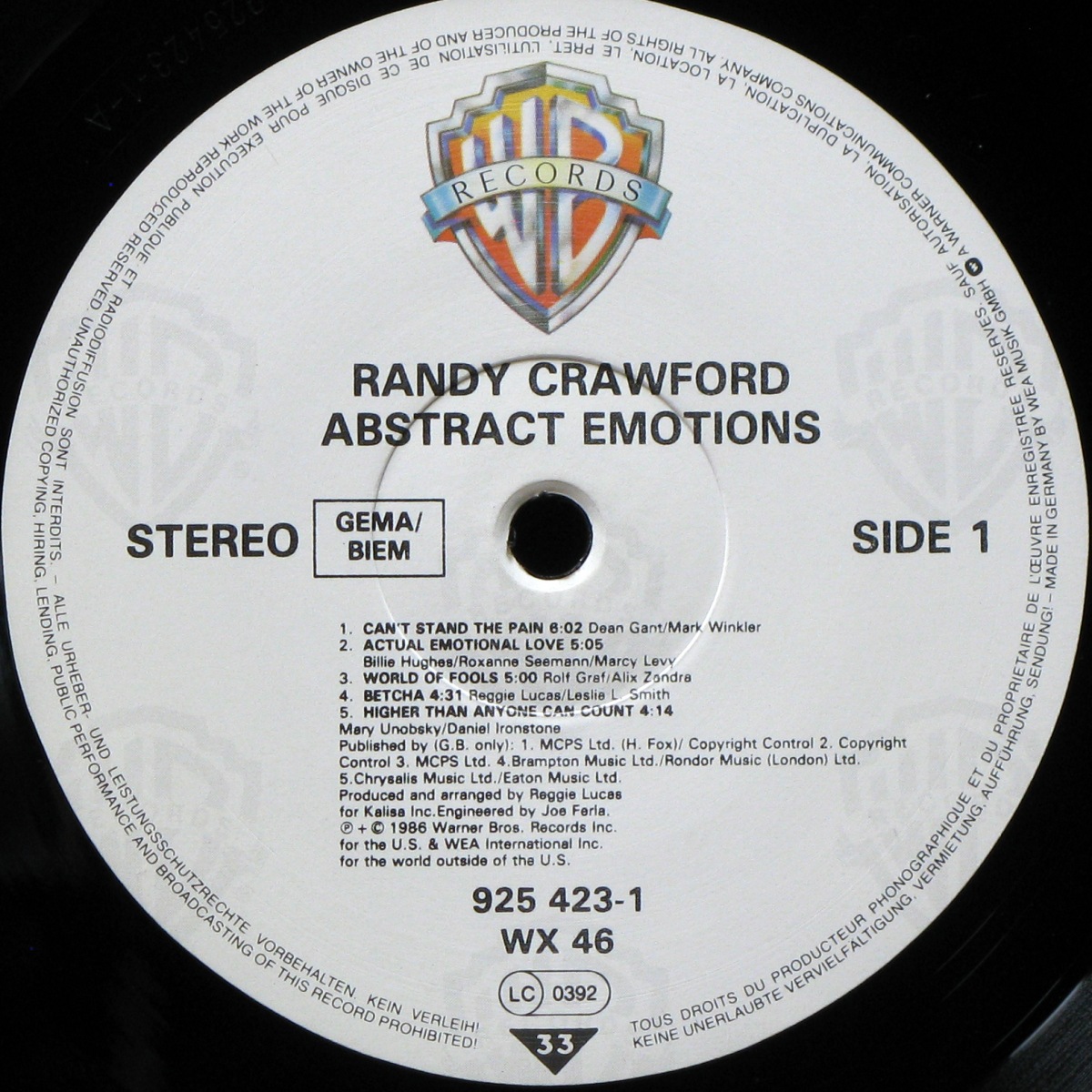 LP Randy Crawford — Abstract Emotions фото 2