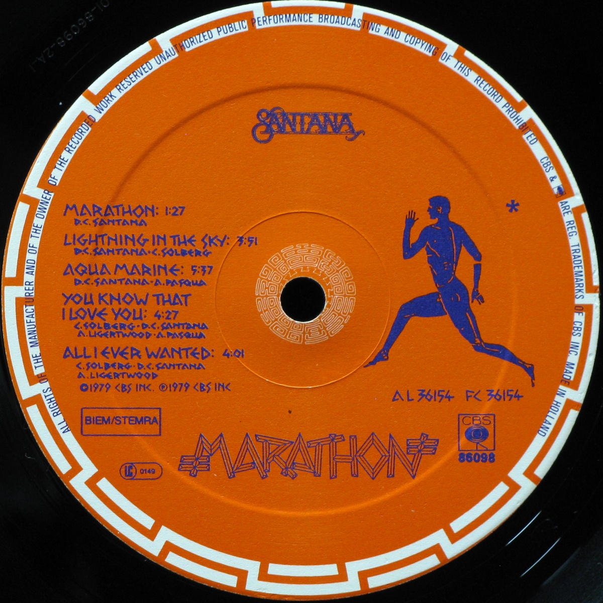 LP Santana — Marathon фото 2