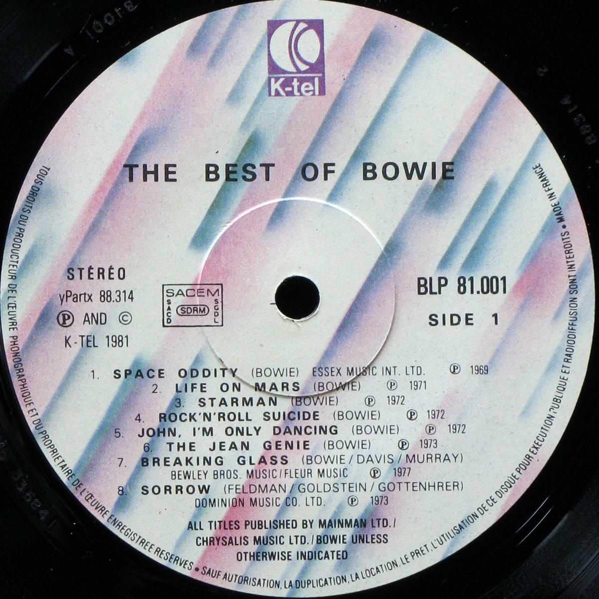 LP David Bowie — Best Of Bowie фото 2