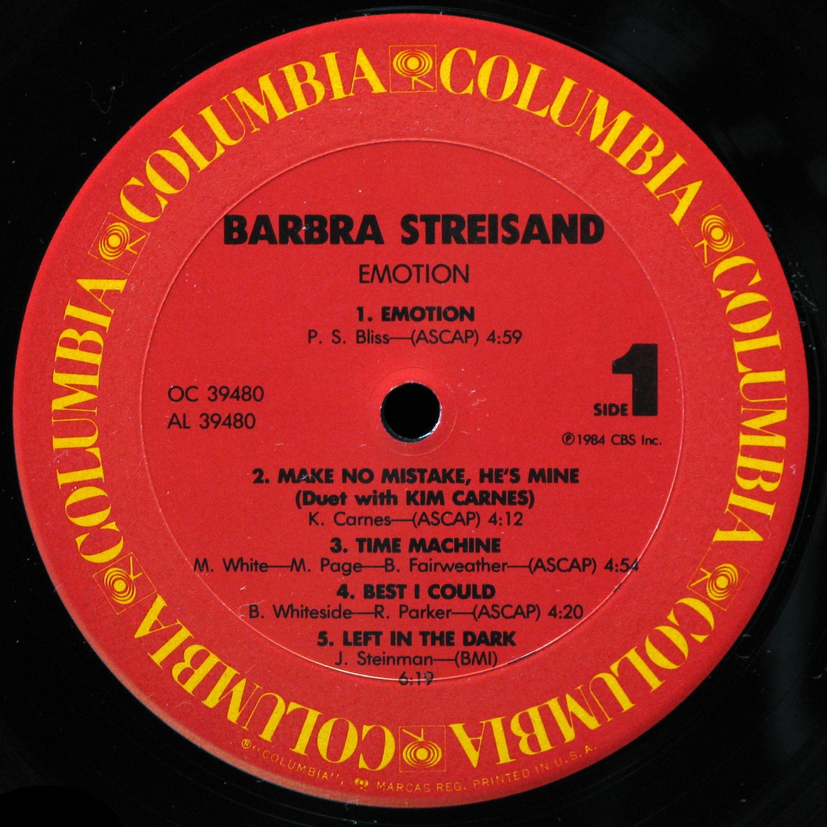 LP Barbra Streisand — Emotion фото 2