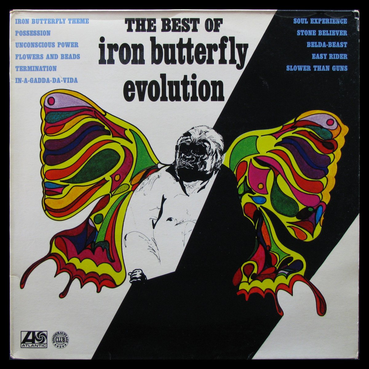 Пластинка Iron Butterfly - Best Of Iron Butterfly Evolution (club edition),  1972, EX+/EX+, арт. 343416