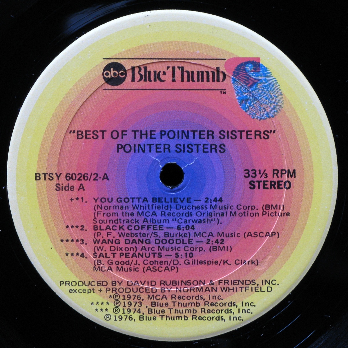 LP Pointer Sisters — Best Of The Pointer Sisters (2LP) фото 2