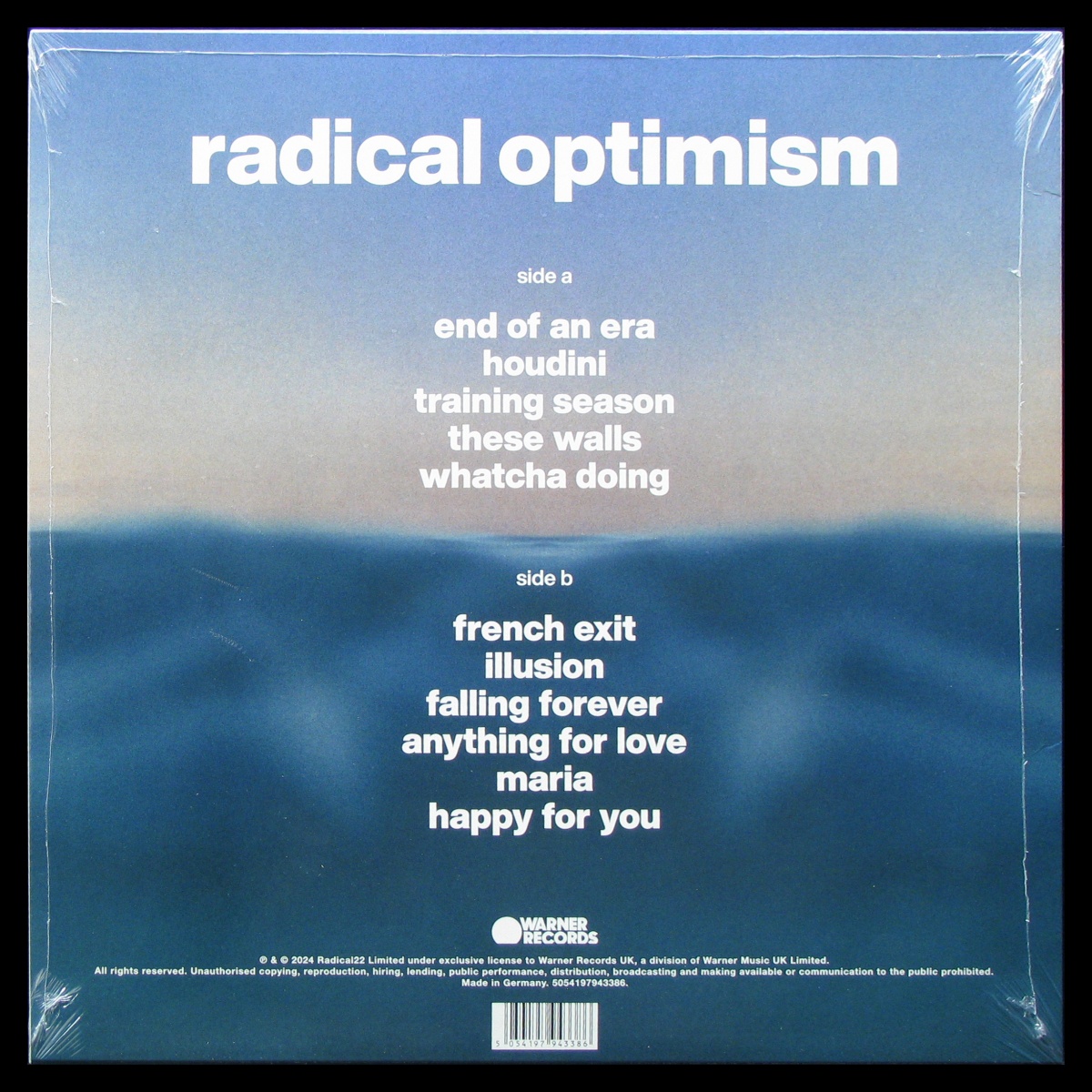LP Dua Lipa — Radical Optimism (coloured vinyl) фото 2