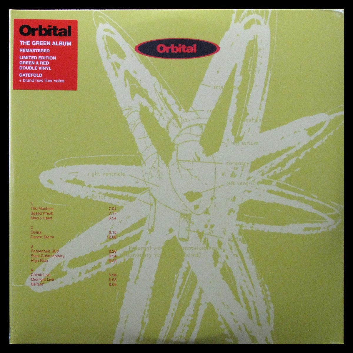 LP Orbital — Orbital (Green Album) (2LP, coloured vinyl) фото