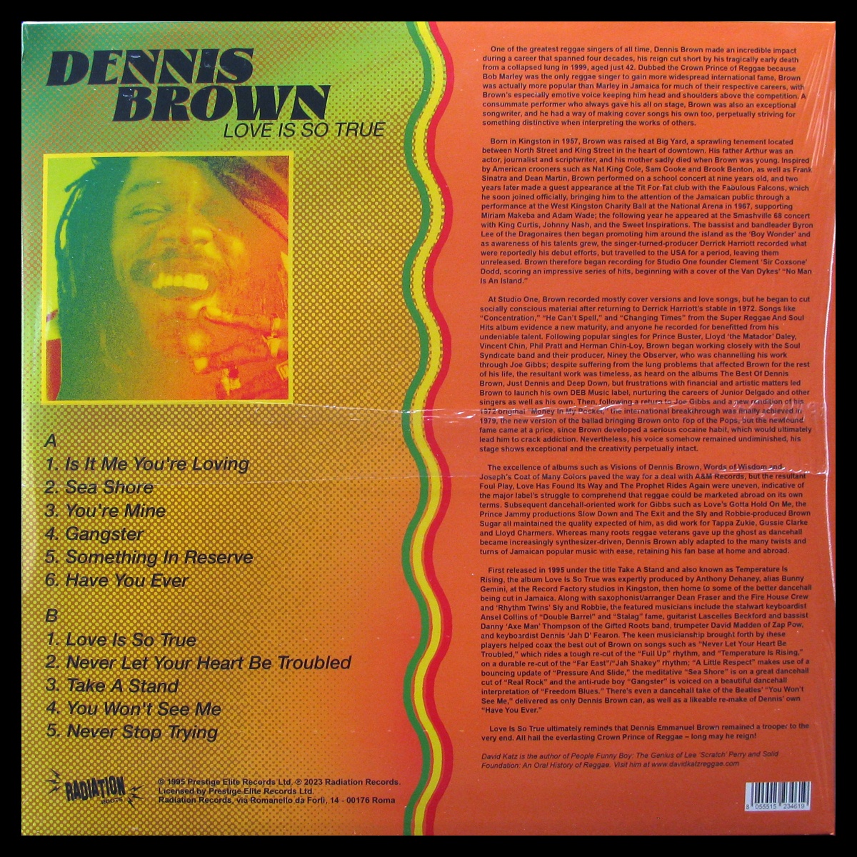 LP Dennis Brown — Love Is So True фото 2