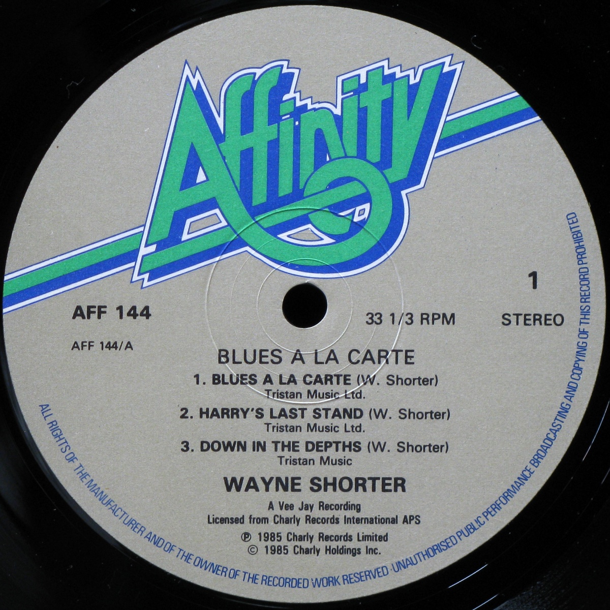 LP Wayne Shorter — Blues A La Carte фото 2