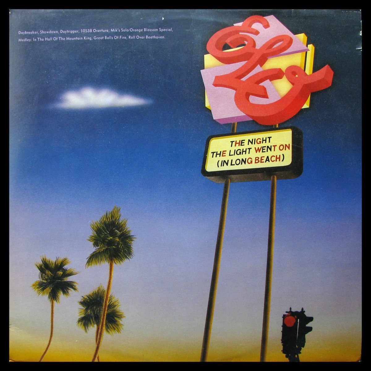 LP Electric Light Orchestra — Night The Light Went On (In Long Beach) фото