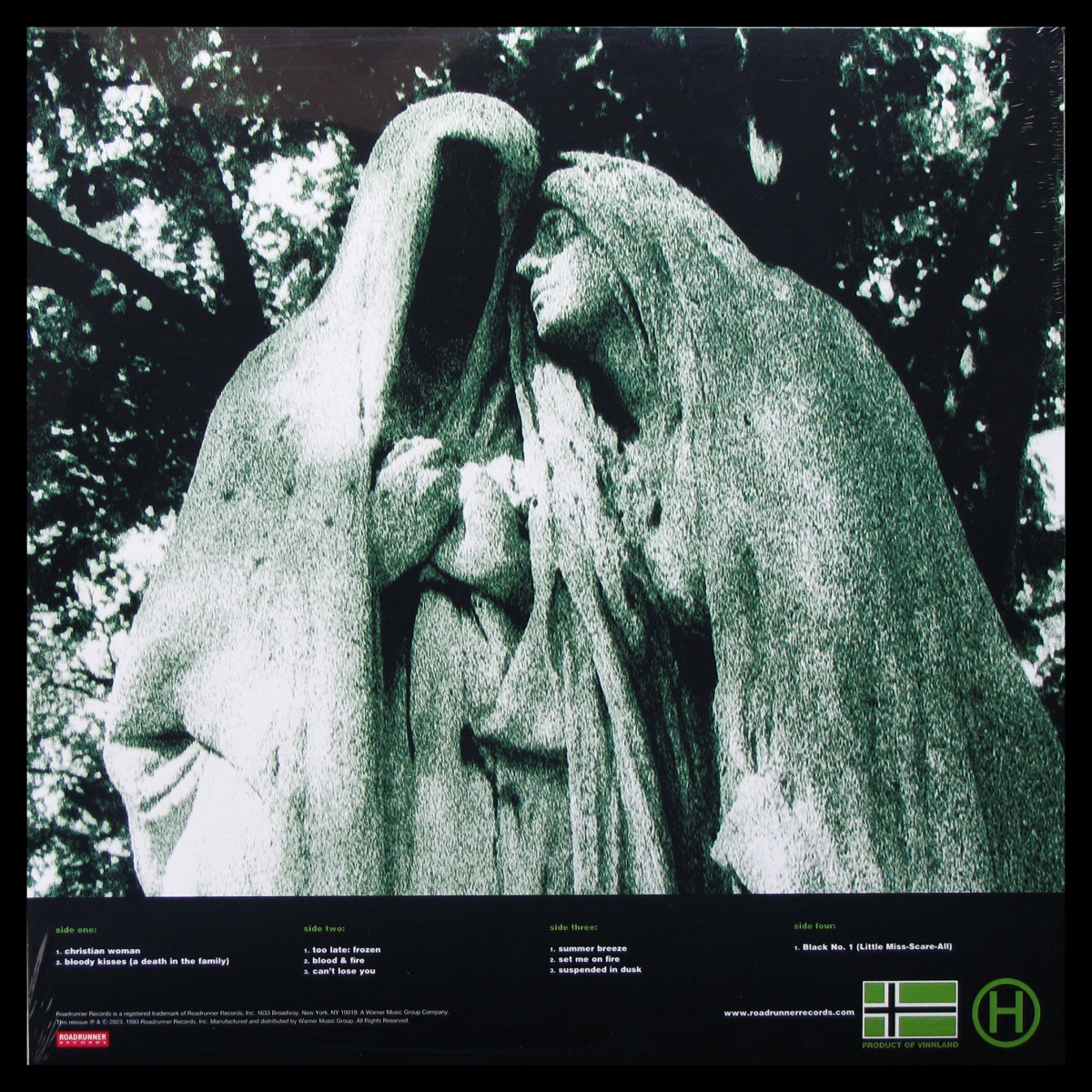 LP Type O Negative — Bloody Kisses (2LP, coloured vinyl) фото 2