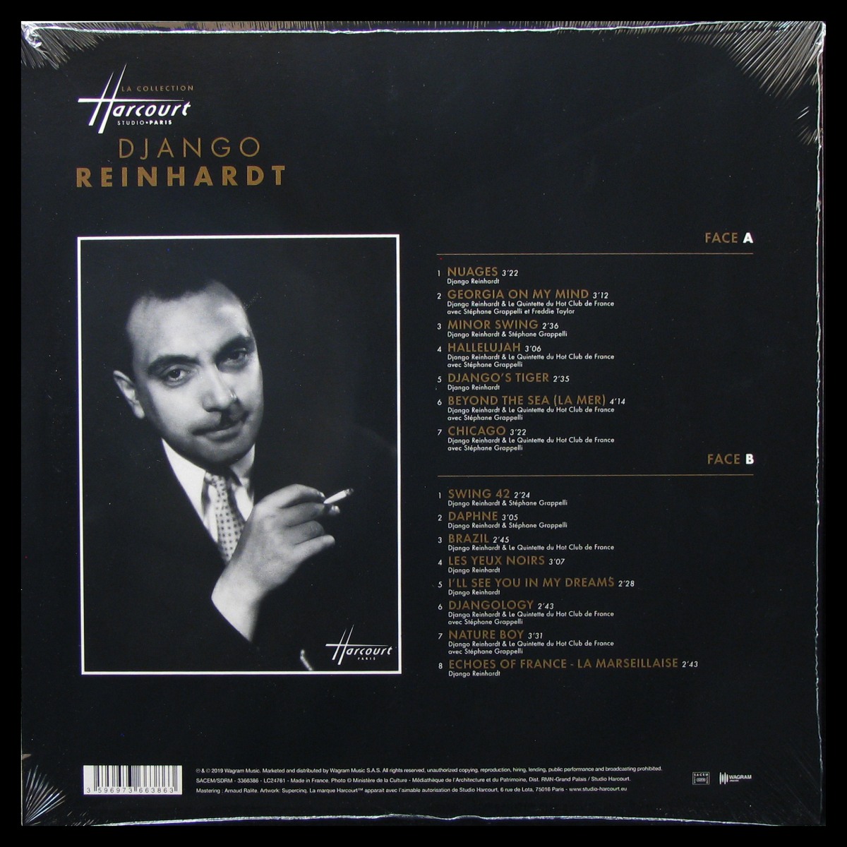 LP Django Reinhardt — Django Reinhardt (coloured vinyl) фото 2