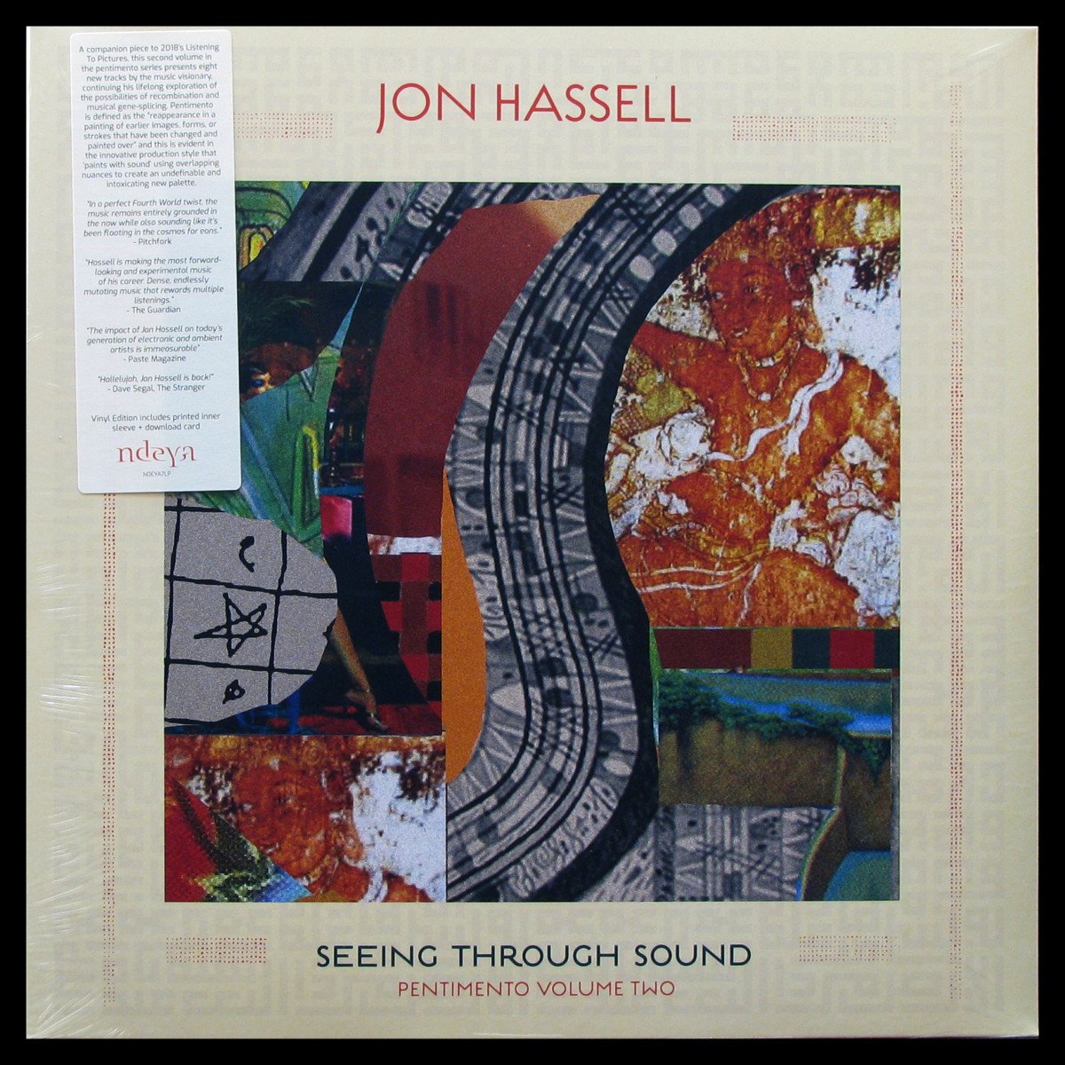 LP Jon Hassell — Seeing Through Sound (Pentimento Volume Two) фото