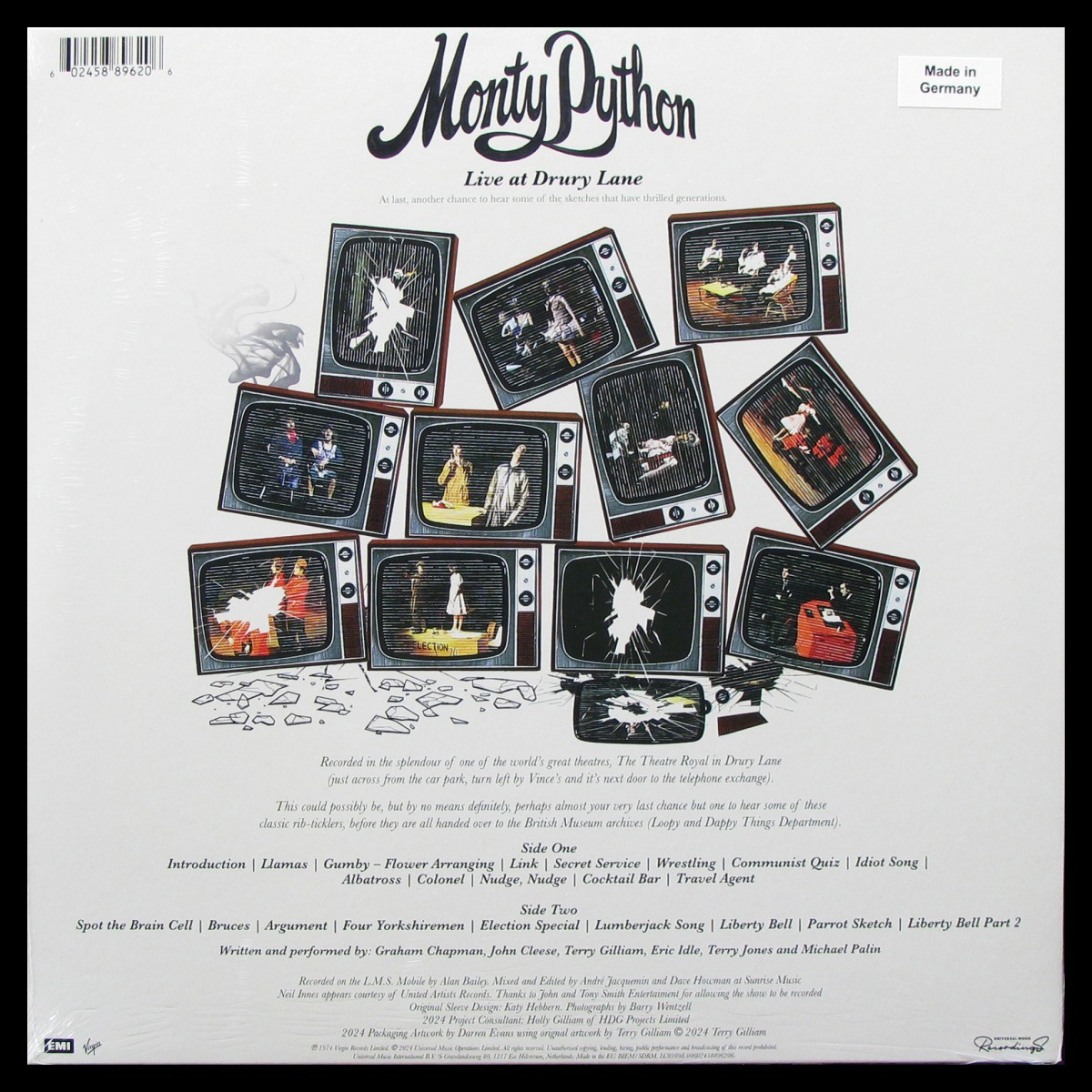 LP Monty Python — Monty Python Live At Drury Lane (picture disc) фото 2
