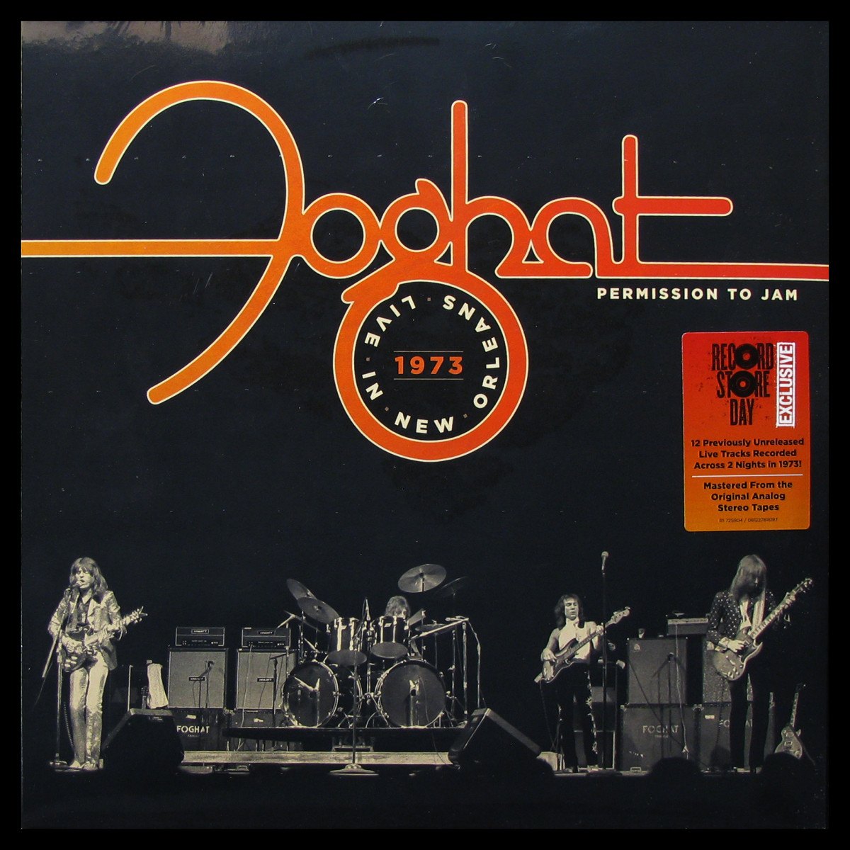 LP Foghat — Permission To Jam - Live In New Orleans 1973 (2LP) фото