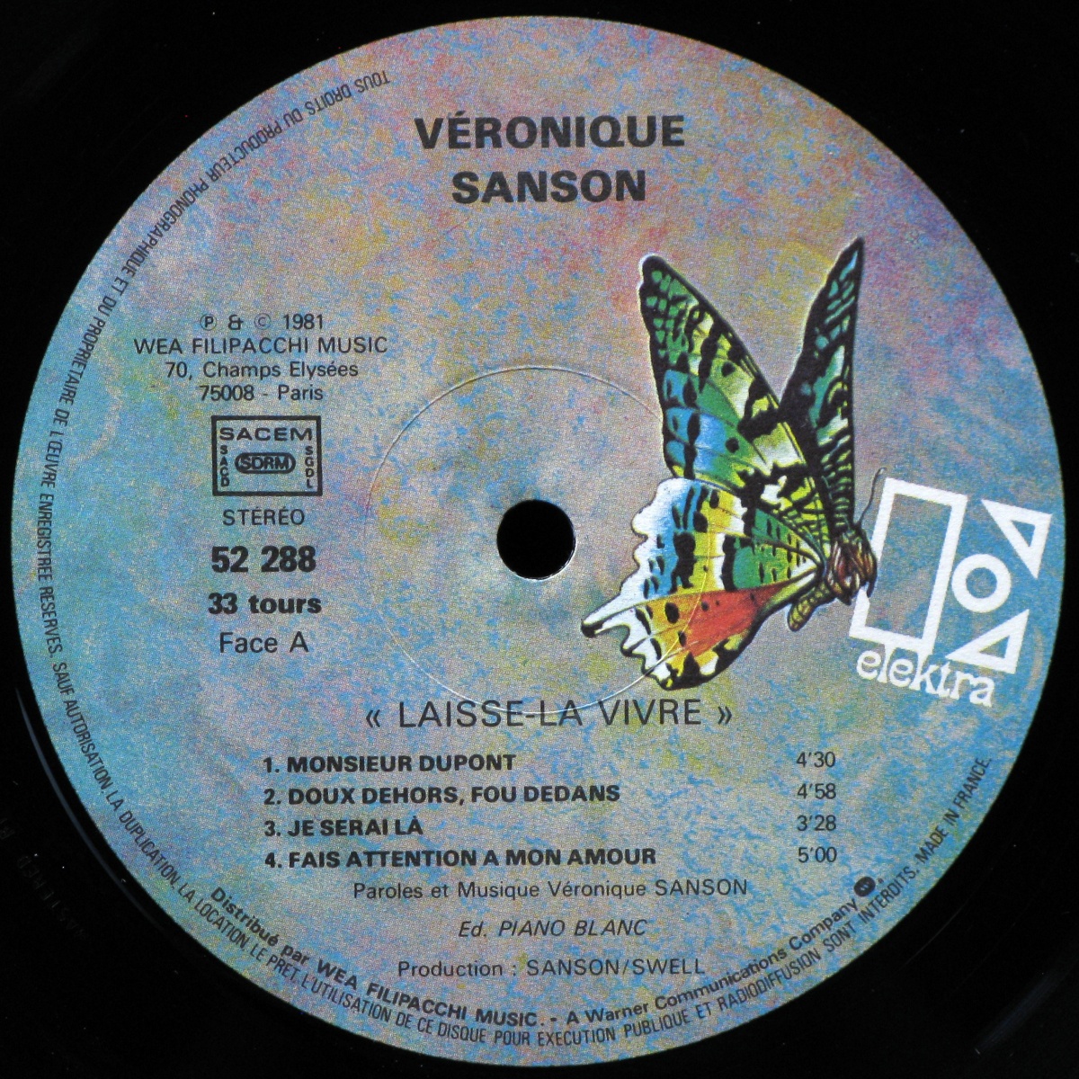 LP Veronique Sanson — Laisse-la Vivre фото 2