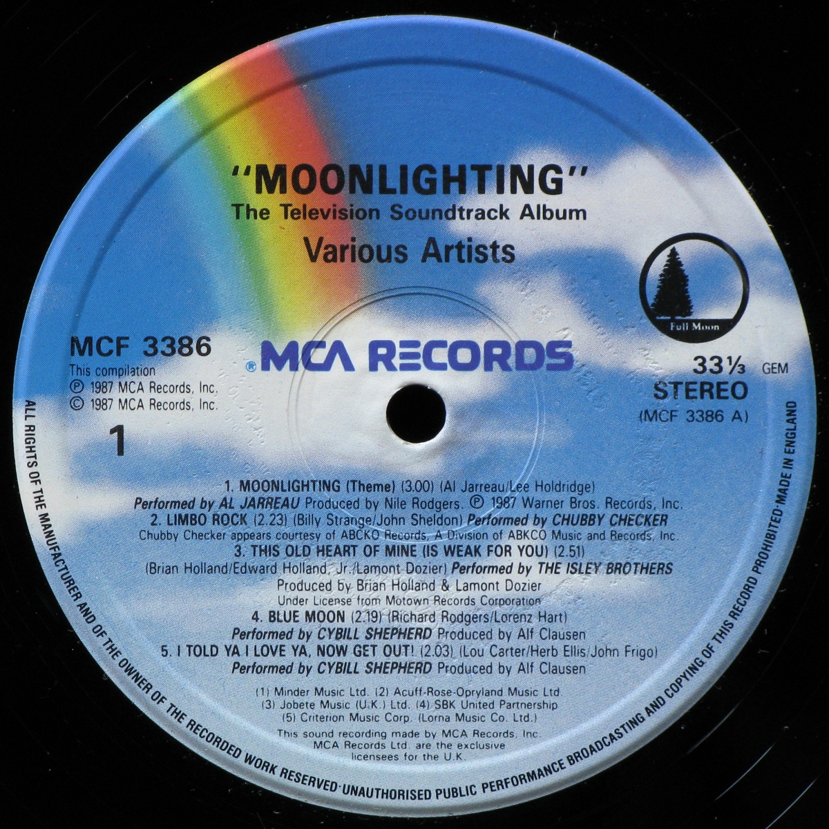 LP V/A — Moonlighting фото 2