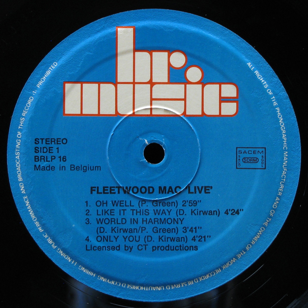 LP Fleetwood Mac — Live фото 2