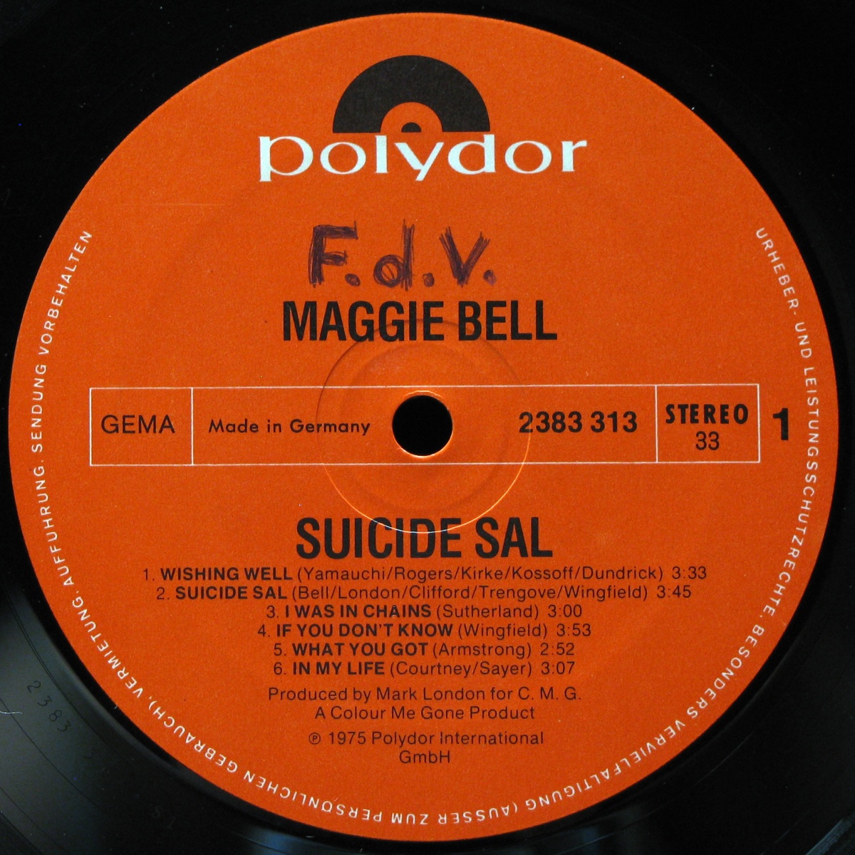 LP Maggie Bell — Suicide Sal фото 2