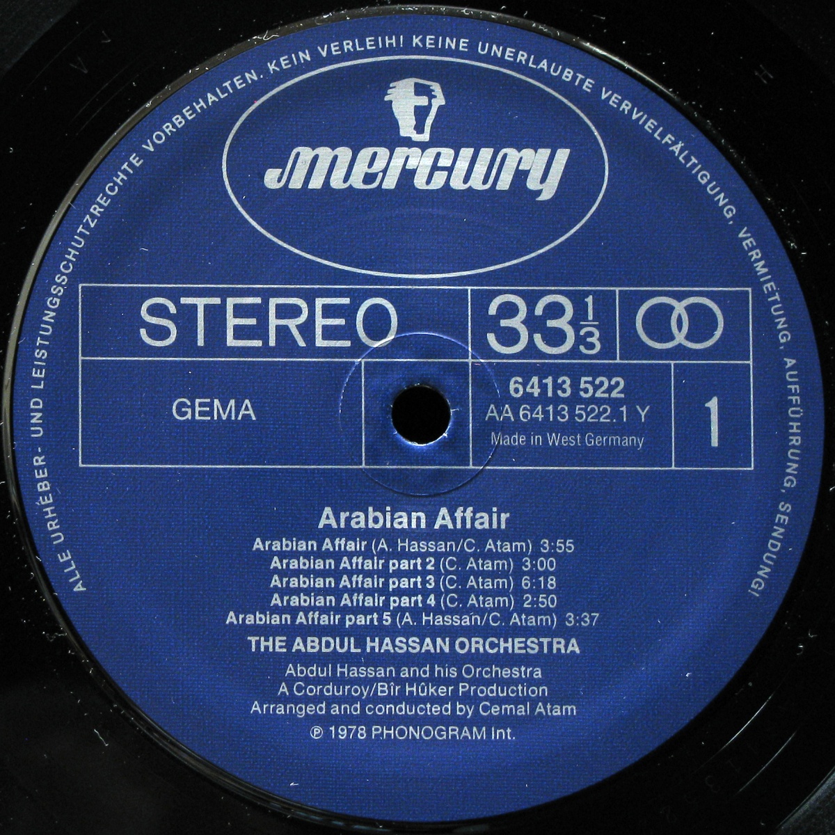 LP Abdul Hassan Orchestra — Arabian Affair фото 2