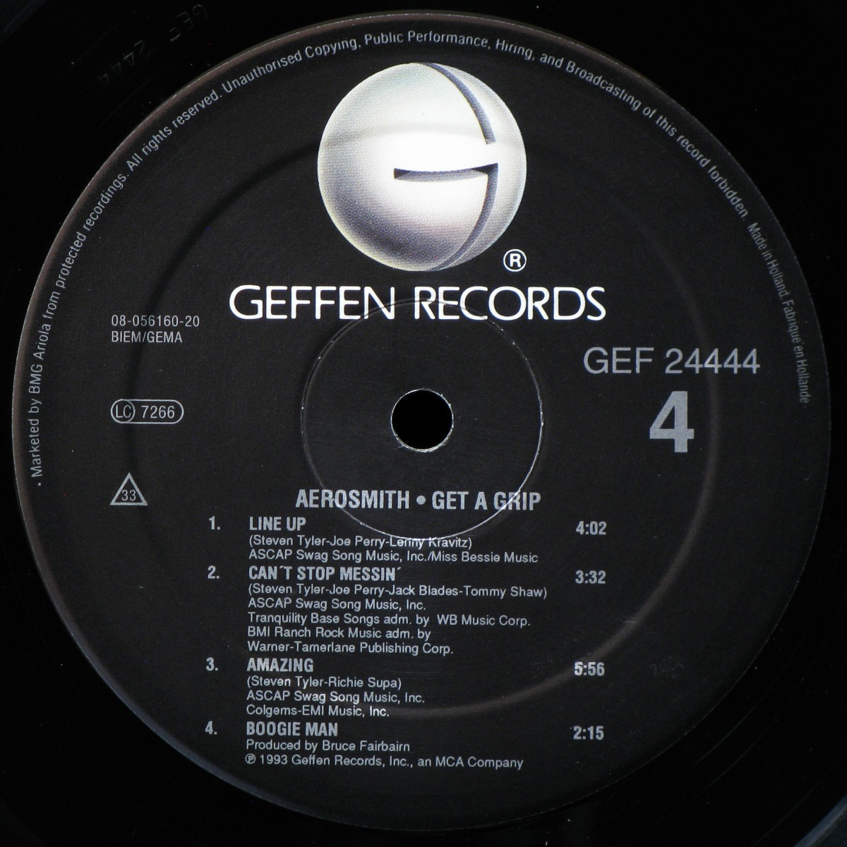 LP Aerosmith — Get A Grip (2LP) фото 10