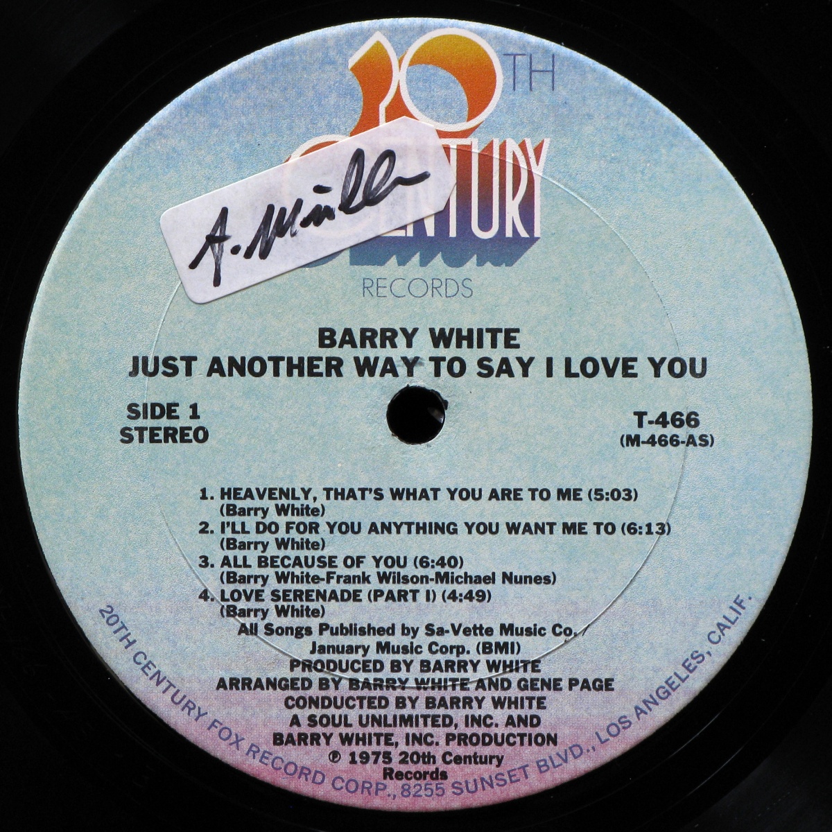 LP Barry White — Just Another Way To Say I Love You фото 2
