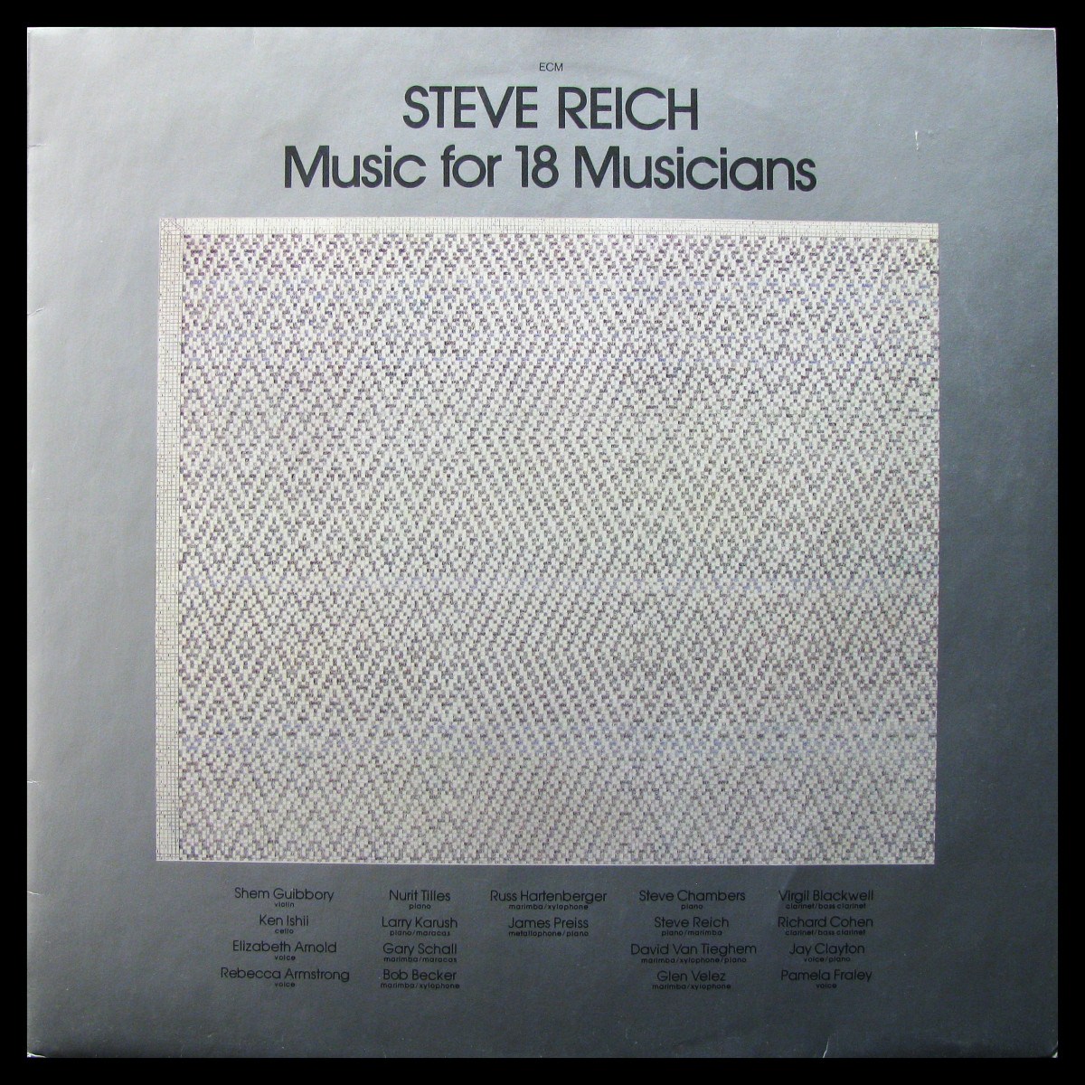 LP Steve Reich — Music for 18 Musicians фото