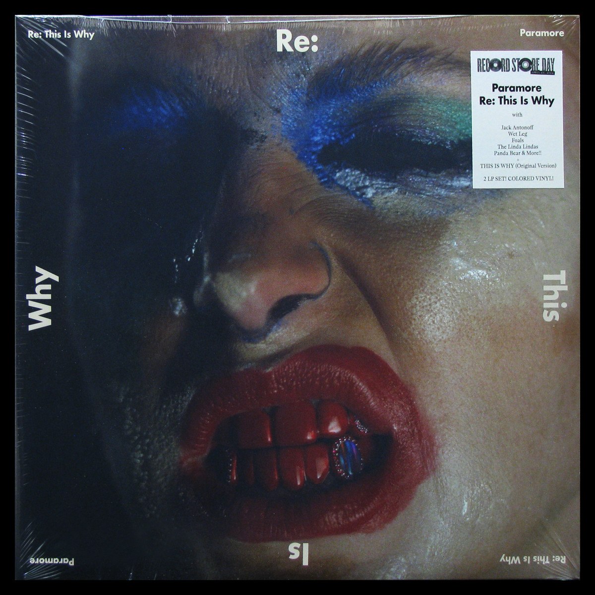 LP Paramore — Re: This Is Why (Remix + Standard) (2LP, red transparent & white vinyl) фото