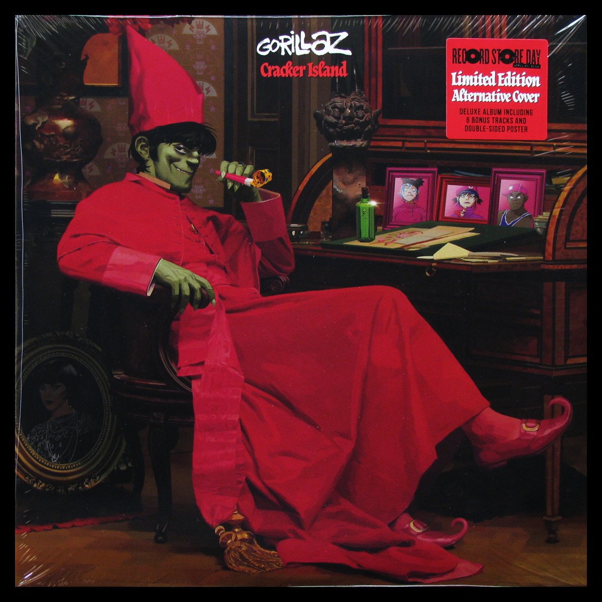 LP Gorillaz — Cracker Island (2LP, coloured vinyl, alternative cover, + poster) фото