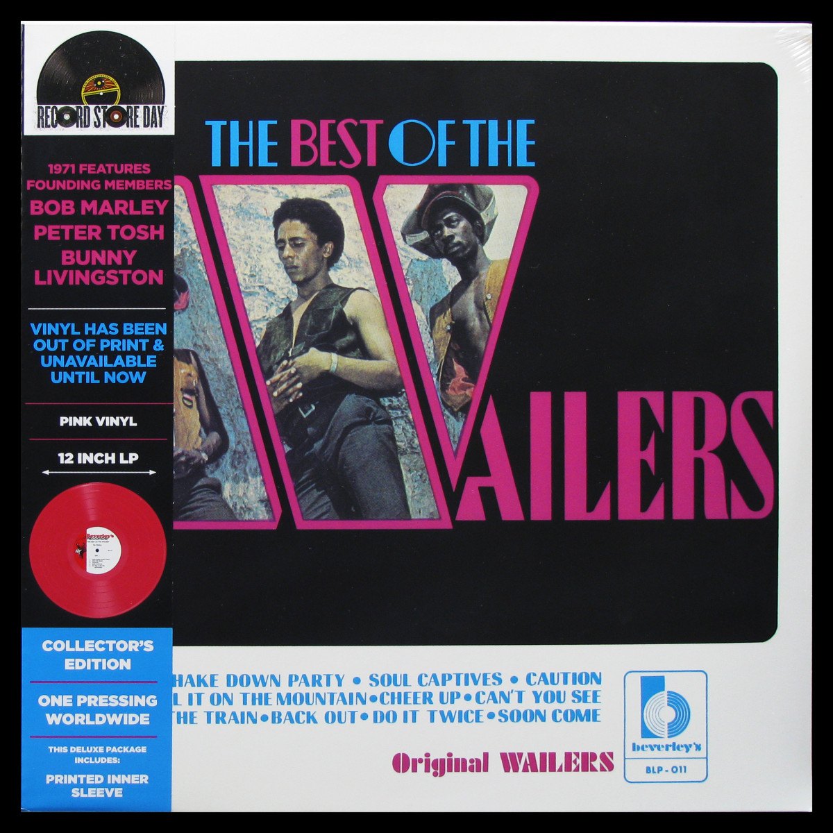 LP Wailers — Best Of The Wailers (coloured vinyl) фото