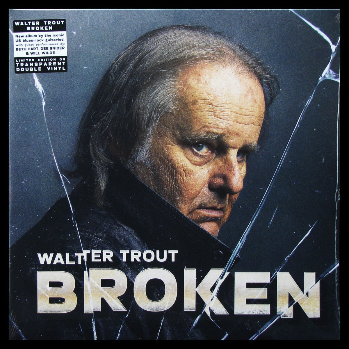 LP Walter Trout — Broken (2LP, coloured vinyl) фото